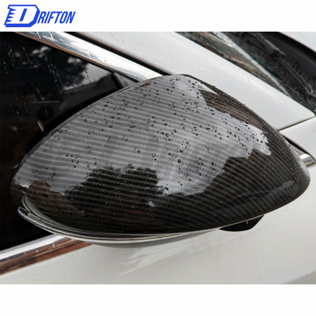 Dry Carbon Fiber Mirror Cover For Alfa Romeo Giulia 2016-2023