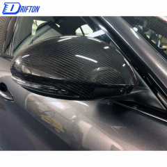 Dry Carbon Fiber Mirror Cover For Alfa Romeo Giulia 2016-2023
