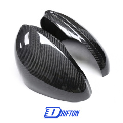 Dry Carbon Fiber Mirror Cover For Alfa Romeo Giulia 2016-2023
