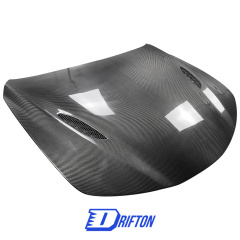 Quadrifoglio Style Dry Carbon Fiber Hood For Alfa Romeo Quadrifoglio Giulia 2016-2018
