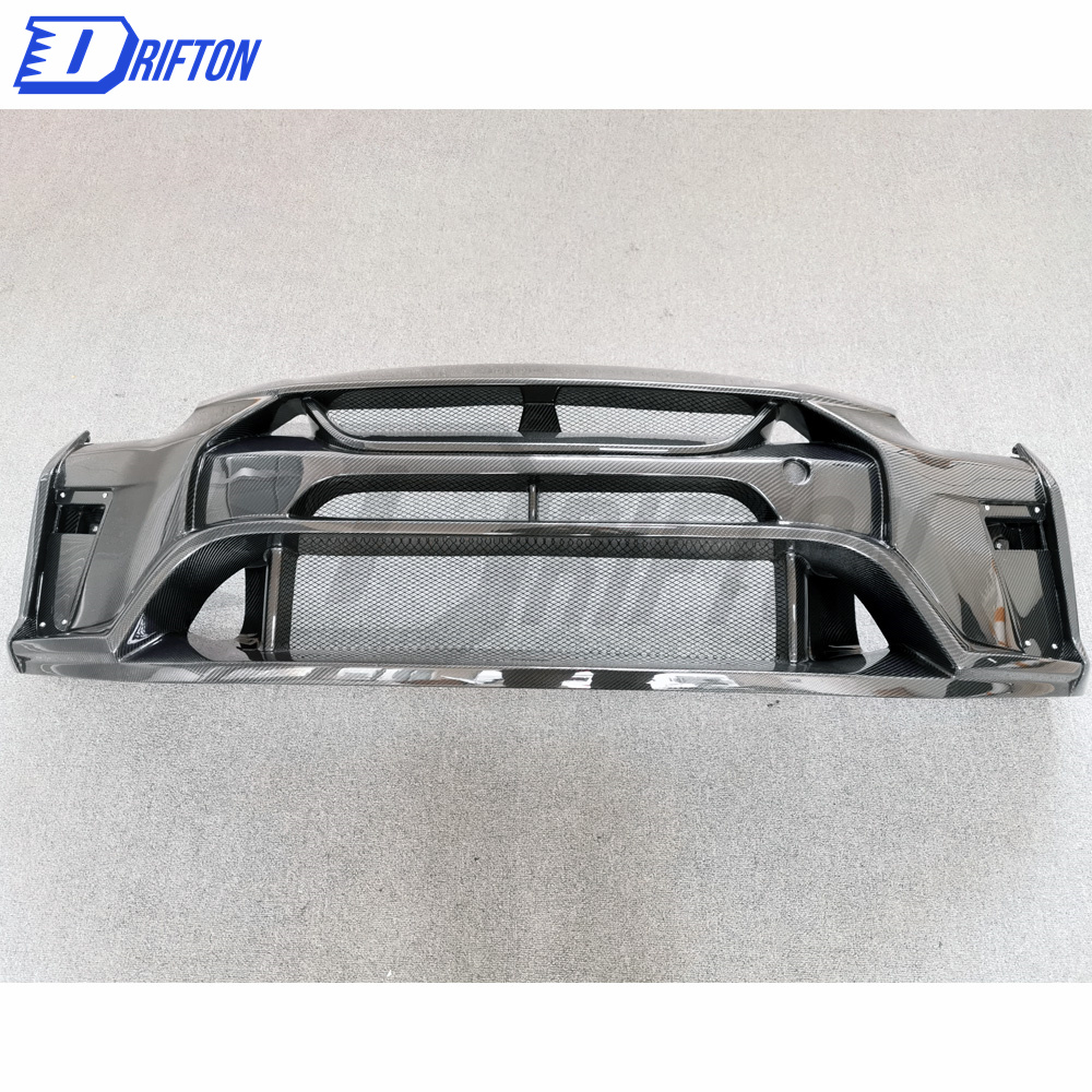 Varis MY19 Style Full Carbon Fiber Front Bumper Assemble For Nissan R35 GTR 2017-2019