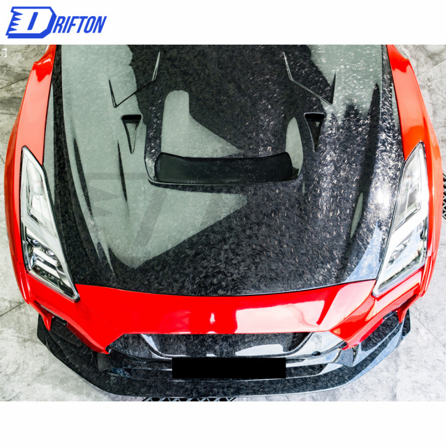 Varis MY19 Style Partial Forged Carbon Fiber Front Bumper For Nissan R35 GTR 2017-2019