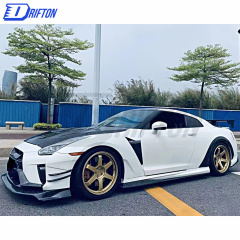 Varis MY19 Style Full Carbon Fiber Front Bumper Assemble For Nissan R35 GTR 2017-2019