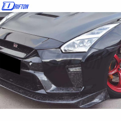 Varis MY19 Style Full Carbon Fiber Front Bumper Assemble For Nissan R35 GTR 2017-2019