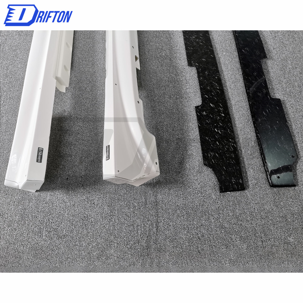 Varis MY19 Style Partial Forged Carbon Fiber Side Skirt With Underboard For Nissan R35 GTR 2017-2019