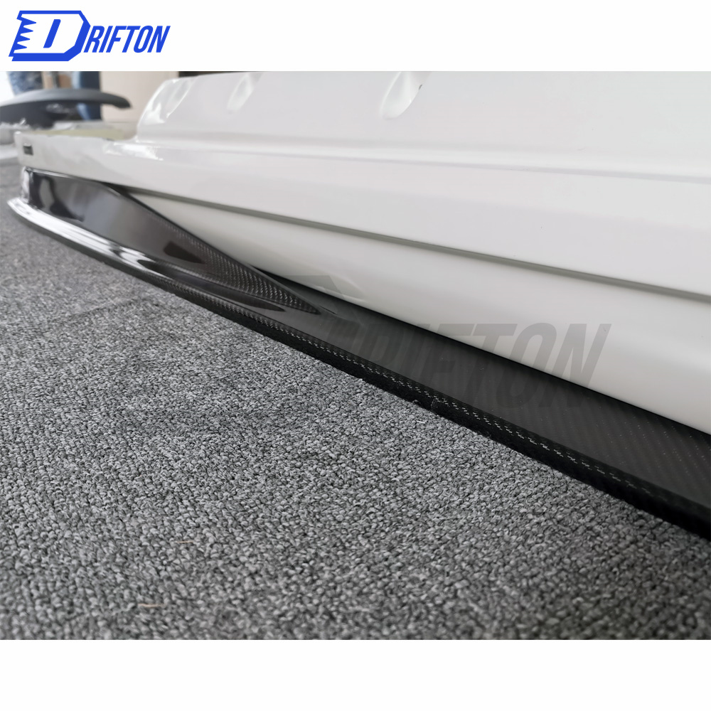 Varis MY19 Style Partial Carbon Fiber Side Skirt With Underboard For Nissan R35 GTR 2017-2019