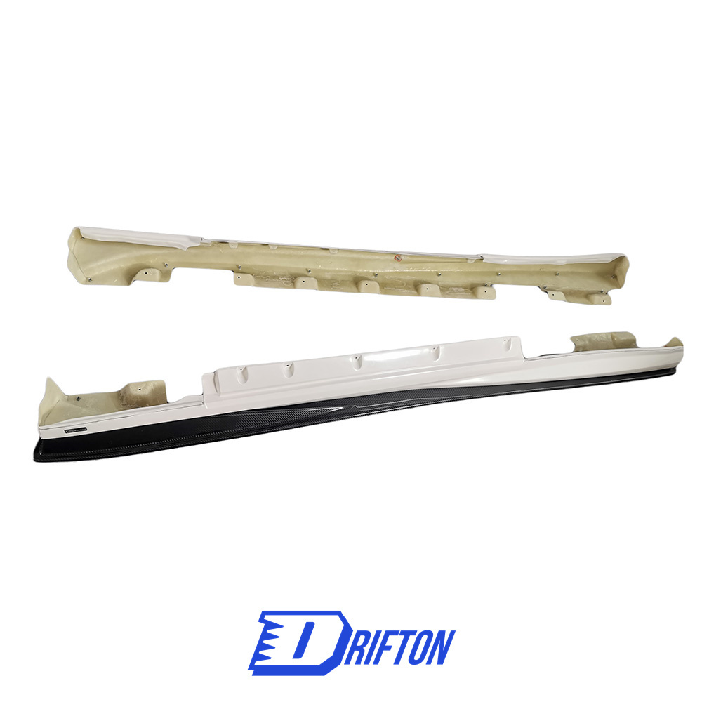 Varis MY19 Style Partial Carbon Fiber Side Skirt With Underboard For Nissan R35 GTR 2008-2026