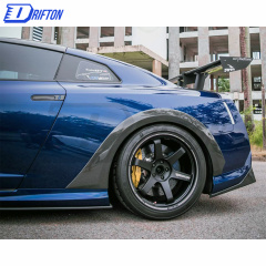 Varis MY19 Style Partial Carbon Fiber Side Skirt With Underboard For Nissan R35 GTR 2008-2026