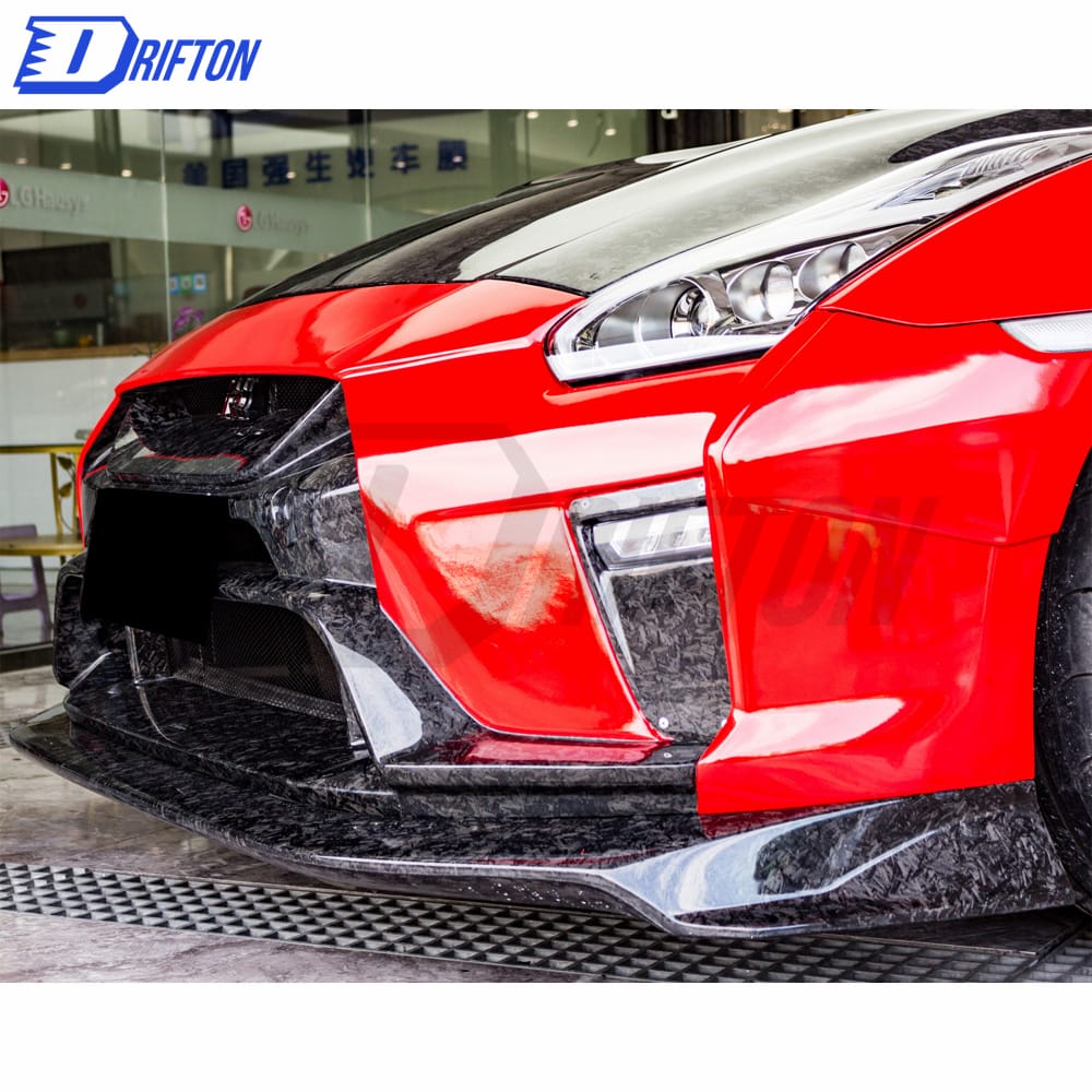 Varis MY19 Style Partial Forged Carbon Fiber Car Body Kit For Nissan R35 GTR 2017-2019