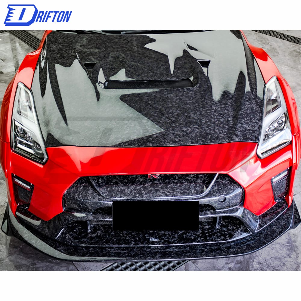 Varis MY19 Style Partial Forged Carbon Fiber Car Body Kit For Nissan R35 GTR 2017-2019