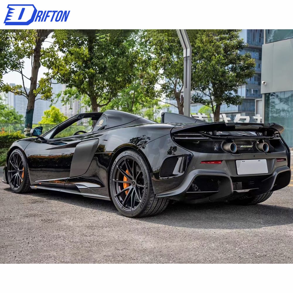 Conversion 675LT Style Dry Carbon Fiber Full Body Kit For Mclaren 650S Coupe / Spider / MP4-12C Bodykit