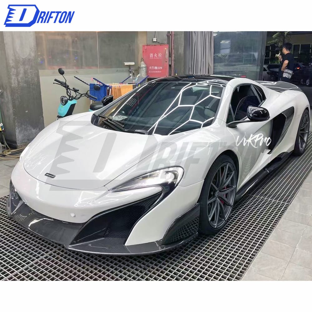 Conversion 675LT Style Dry Carbon Fiber Full Body Kit For Mclaren 650S Coupe / Spider / MP4-12C Bodykit