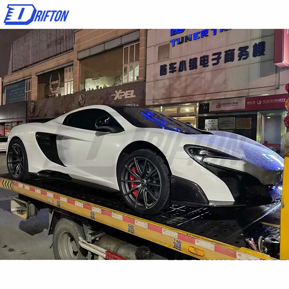 Conversion 675LT Style Dry Carbon Fiber Full Body Kit For Mclaren 650S Coupe / Spider / MP4-12C Bodykit