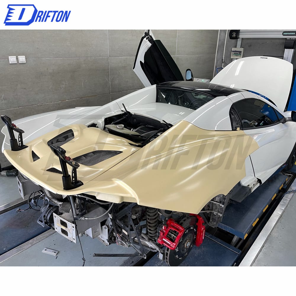 Conversion 675LT Style Dry Carbon Fiber Full Body Kit For Mclaren 650S Coupe / Spider / MP4-12C Bodykit