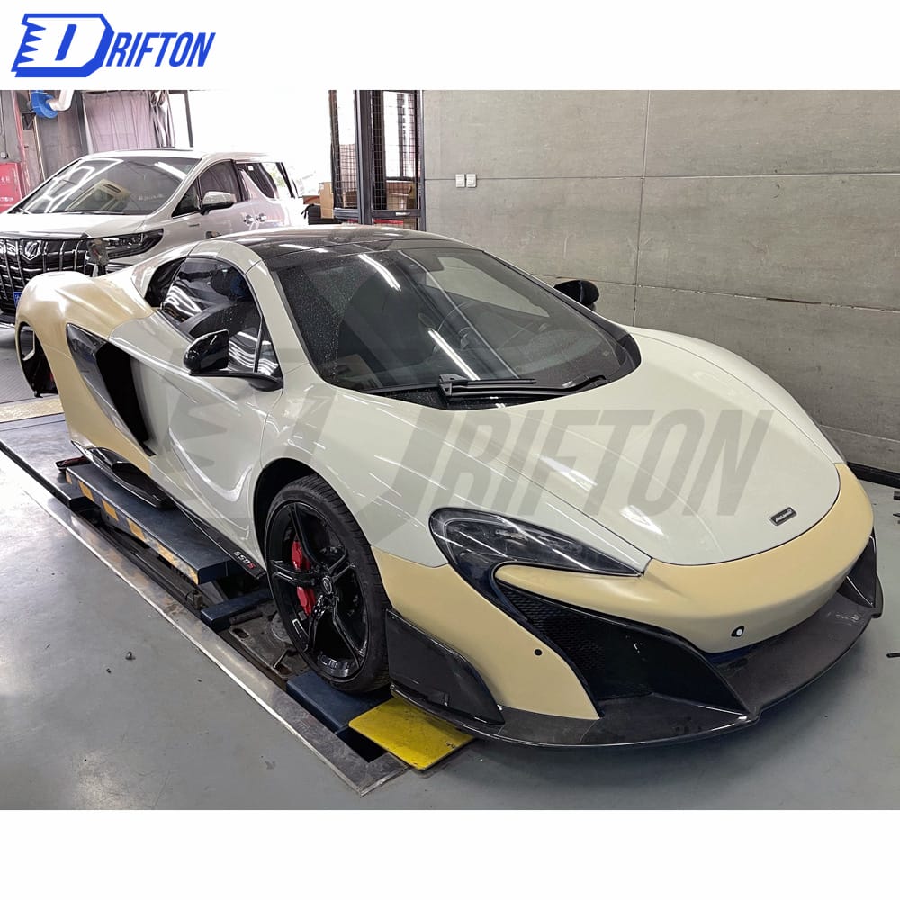 Conversion 675LT Style Dry Carbon Fiber Full Body Kit For Mclaren 650S Coupe / Spider / MP4-12C Bodykit