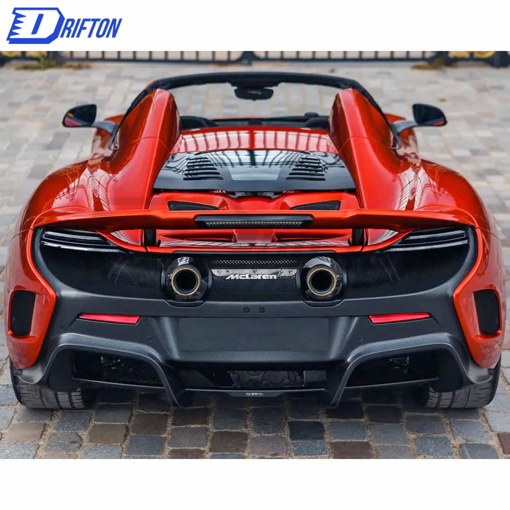 Conversion 675LT Style Dry Carbon Fiber Full Body Kit For Mclaren 650S Coupe / Spider / MP4-12C Bodykit