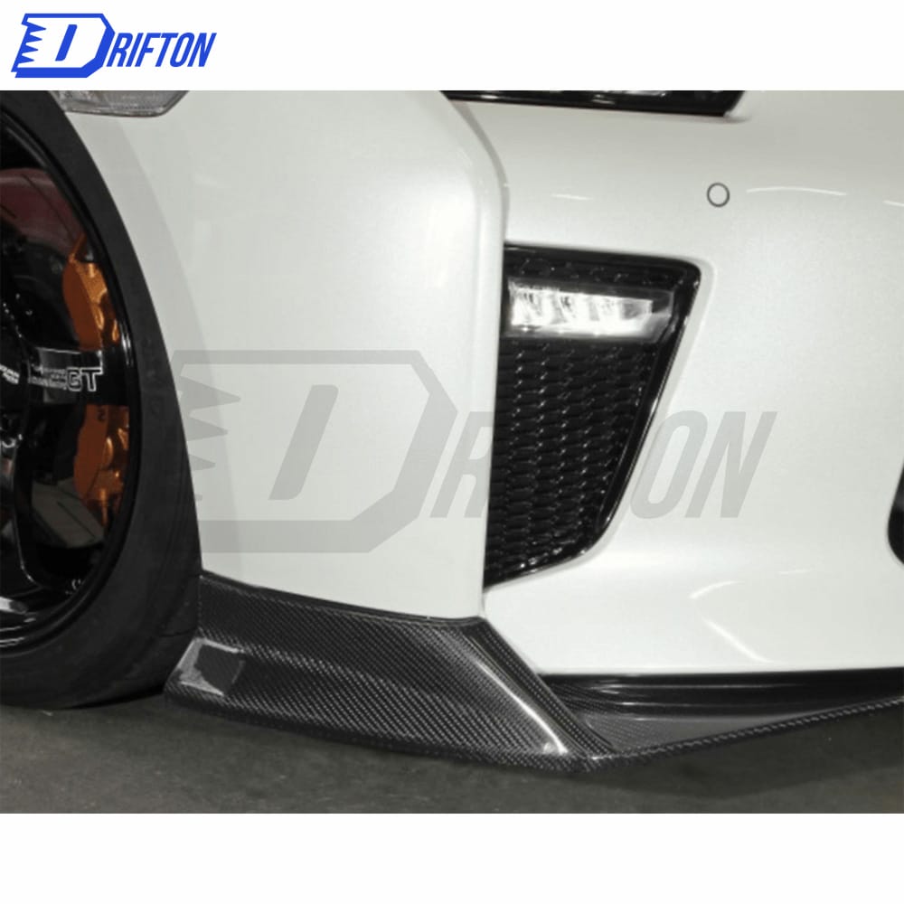 Kansai Style Carbon Fiber Front Bumper Splitter For Nissan R35 GTR 2017-2019