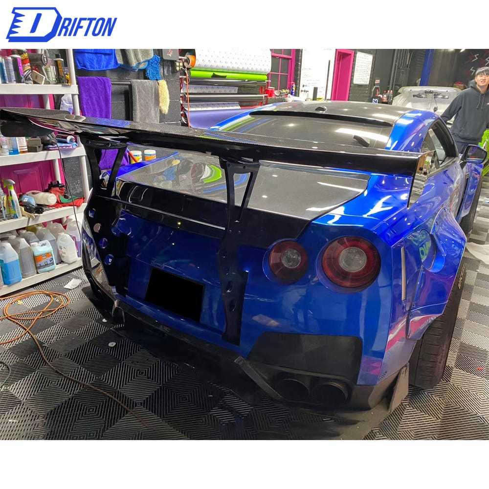 Bensopra Style Carbon Fiber Rear Spoiler For Nissan R35 GTR 2008-2016