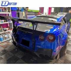 Bensopra Style Carbon Fiber Rear Spoiler For Nissan R35 GTR 2008-2016