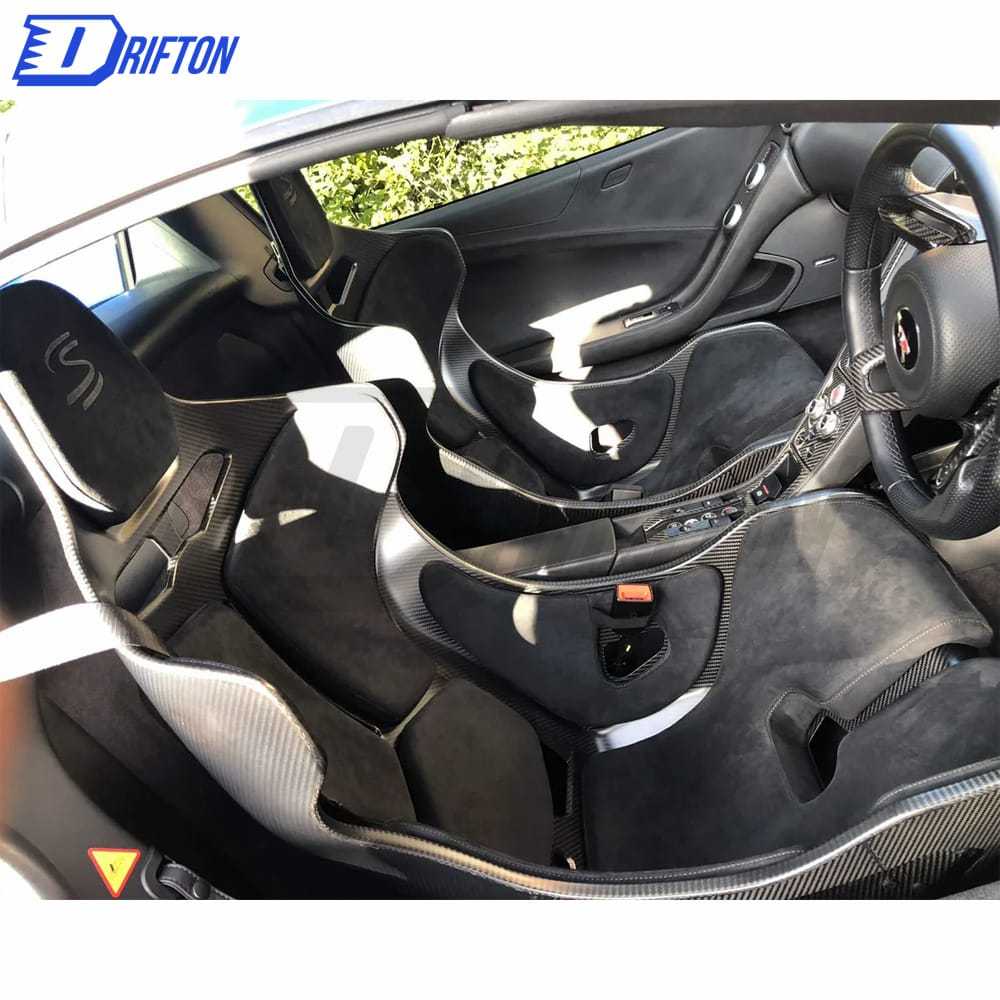 Universal Racing Seats MSO SENNA Style Dry Carbon Fiber Car Bucket Professional Ultra Light Sport Chair