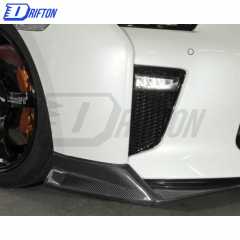 Kansai Style Carbon Fiber Front Bumper Splitter For Nissan R35 GTR 2017-2023