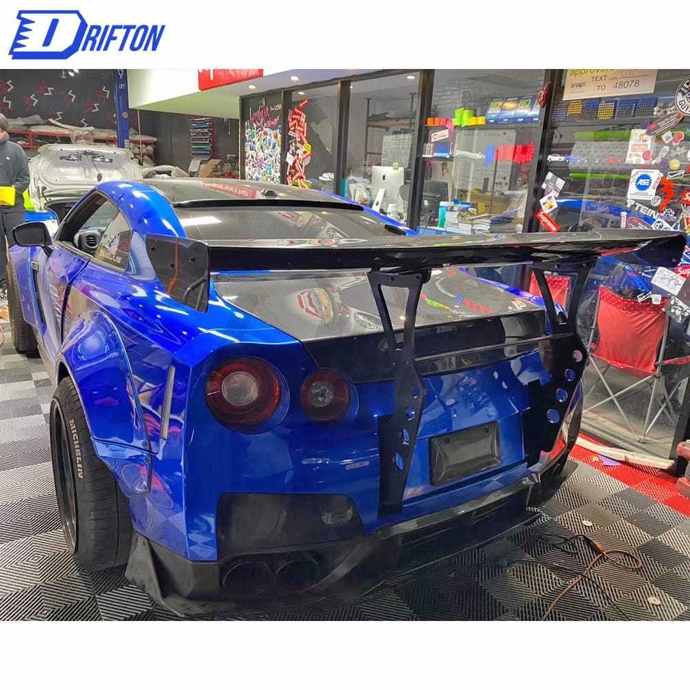 Bensopra Style Carbon Fiber Rear Spoiler For Nissan R35 GTR 2008-2016