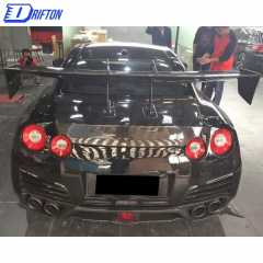 Voltex Type-7 Swan Neck Style Carbon Fiber GT Spoiler 1600mm For Nissan R35 GTR 2008-2026