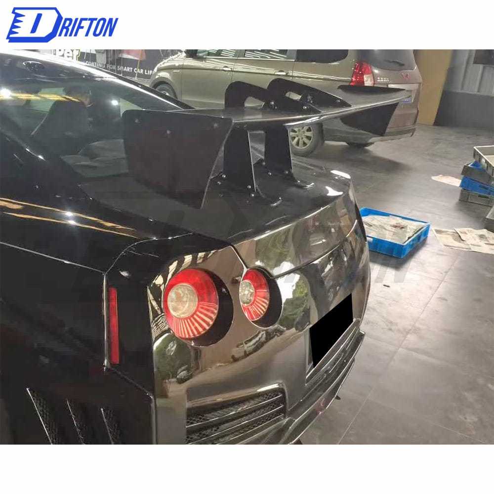 Voltex Type-7 Swan Neck Style Carbon Fiber GT Spoiler 1600mm For Nissan R35 GTR 2008-2026