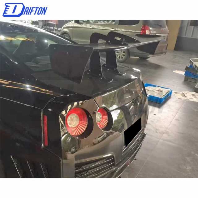 Voltex Type-7 Swan Neck Style Carbon Fiber GT Spoiler 1600mm For Nissan R35 GTR 2008-2026