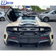 Conversion 675LT Style Dry Carbon Fiber Full Body Kit For Mclaren 650S Coupe / Spider / MP4-12C