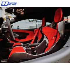 Universal Racing Seats MSO SENNA Style Dry Carbon Fiber Car Bucket Professional Ultra Light Sport Chair