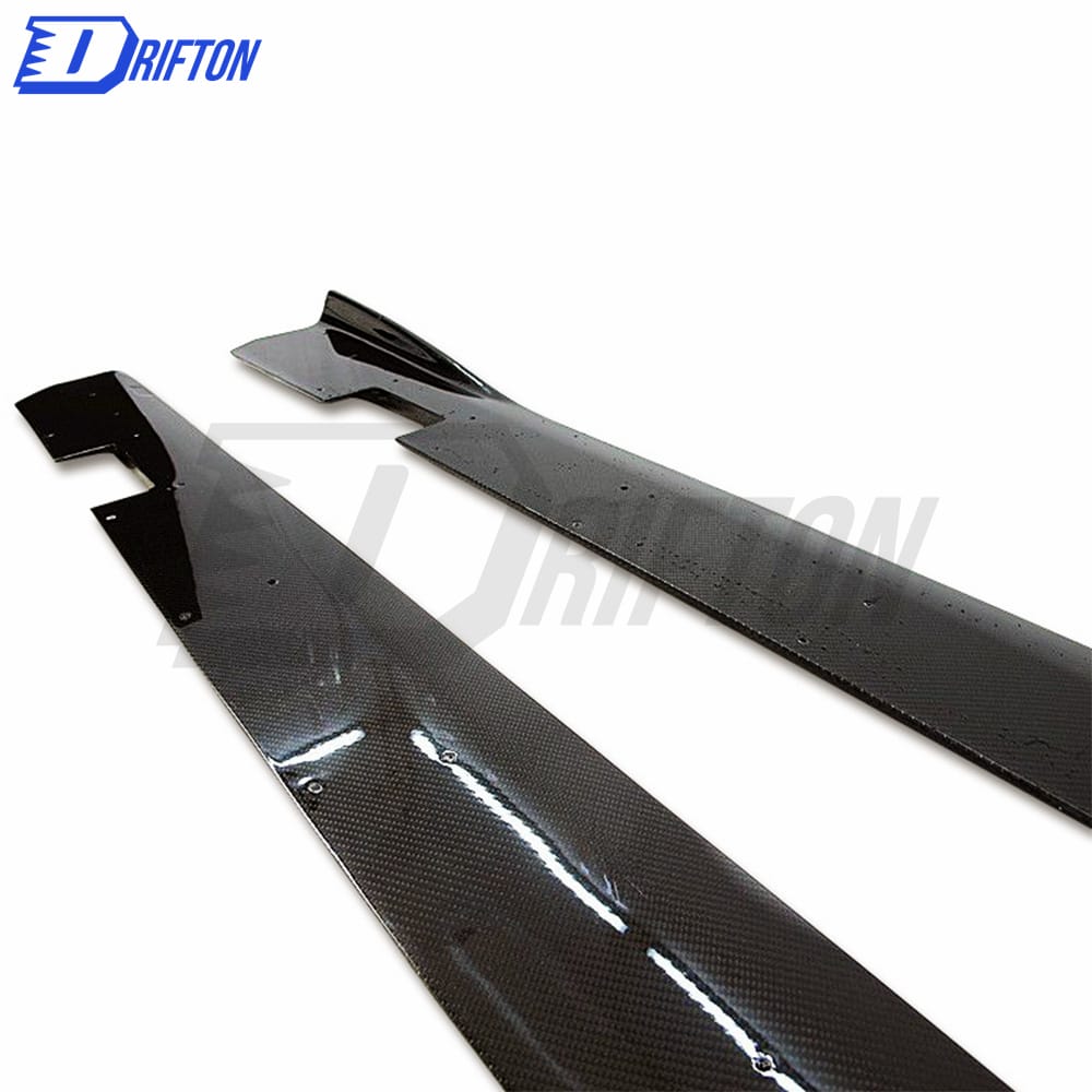 Varis Style Carbon Fiber Side Skirt Underboard For Nissan R35 GTR 2008-2016