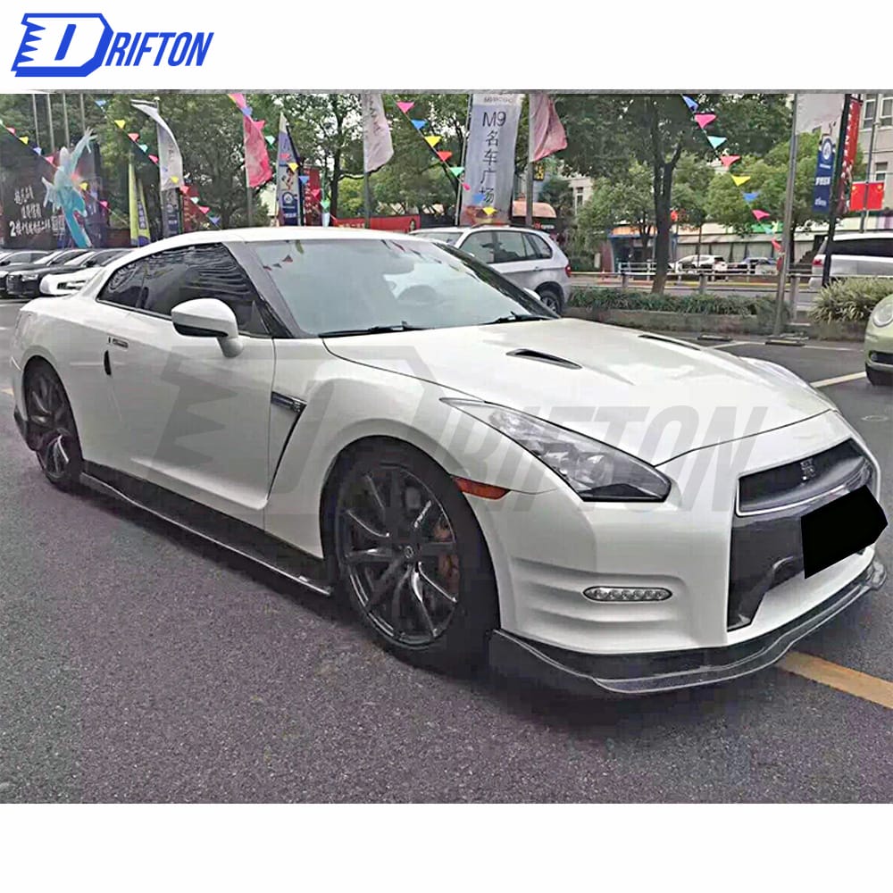Varis Style Carbon Fiber Side Skirt Underboard For Nissan R35 GTR 2008-2016