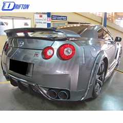 Wald Style Carbon Fiber Rear Diffuser For Nissan R35 GTR 2008-2016