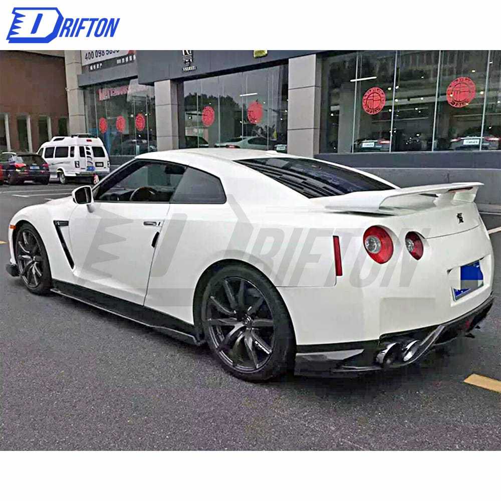 Varis Style Carbon Fiber Side Skirt Underboard For Nissan R35 GTR 2008-2016