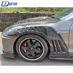 Vent Style Half Carbon Fiber Fender For Nissan R35 GTR 2008-2019