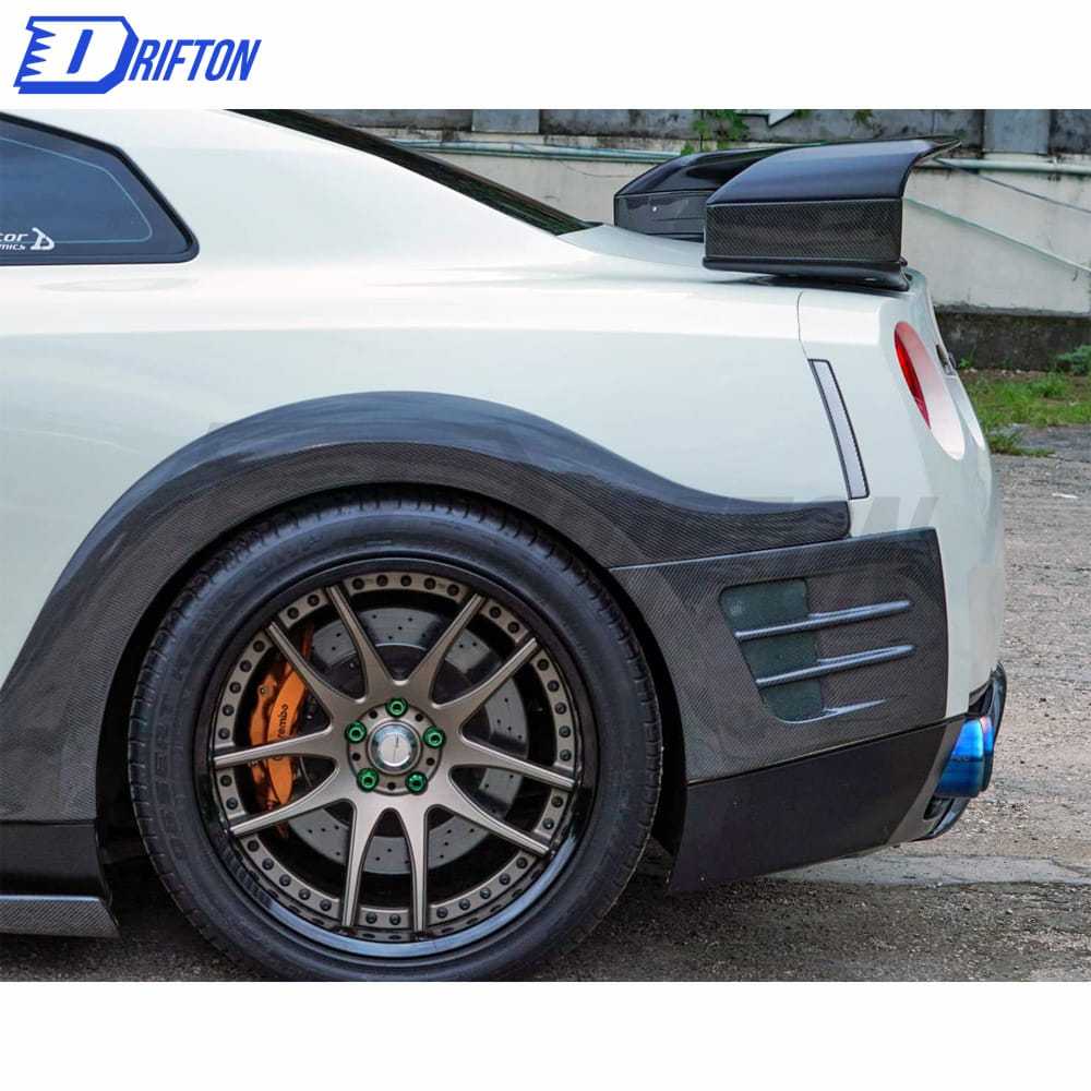 Wald Style Carbon Fiber Rear Diffuser For Nissan R35 GTR 2008-2016