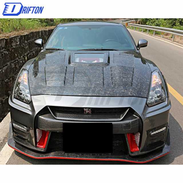 Vent Style Half Carbon Fiber Fender For Nissan R35 GTR 2008-2019