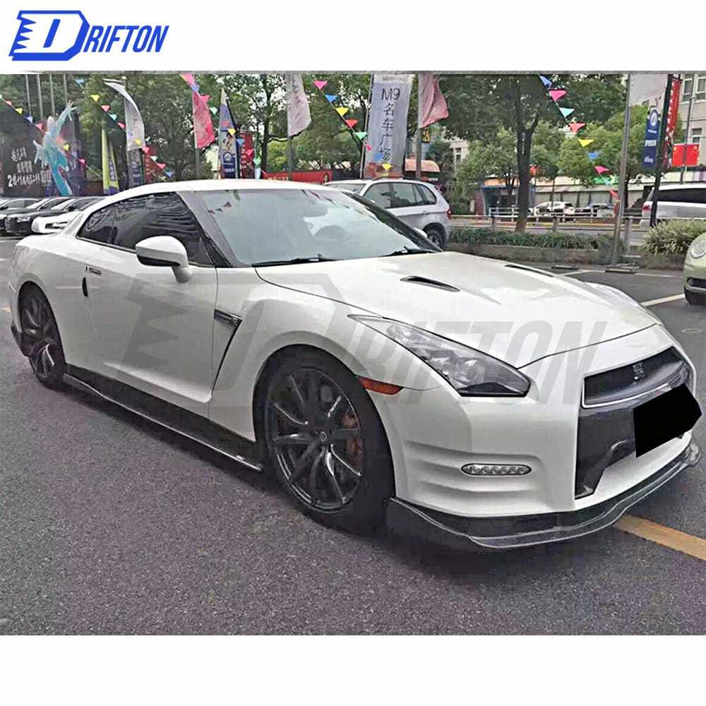 Varis Style Carbon Fiber Side Skirt Underboard For Nissan R35 GTR 2008-2016