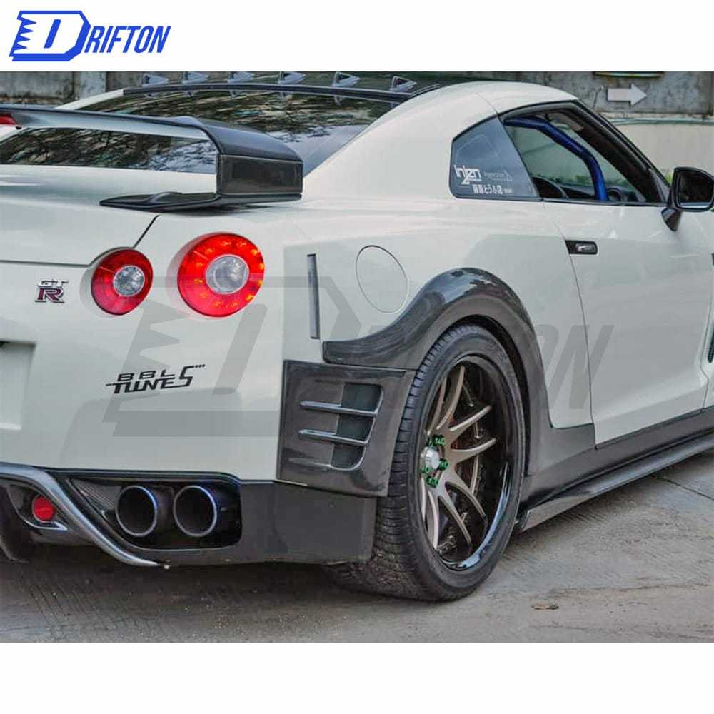 Wald Style Carbon Fiber Rear Diffuser For Nissan R35 GTR 2008-2016