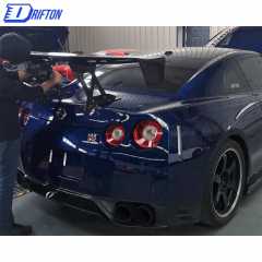 Varis Euro Edition Style Carbon Fiber GT Spoiler For Nissan R35 GTR 2008-2026