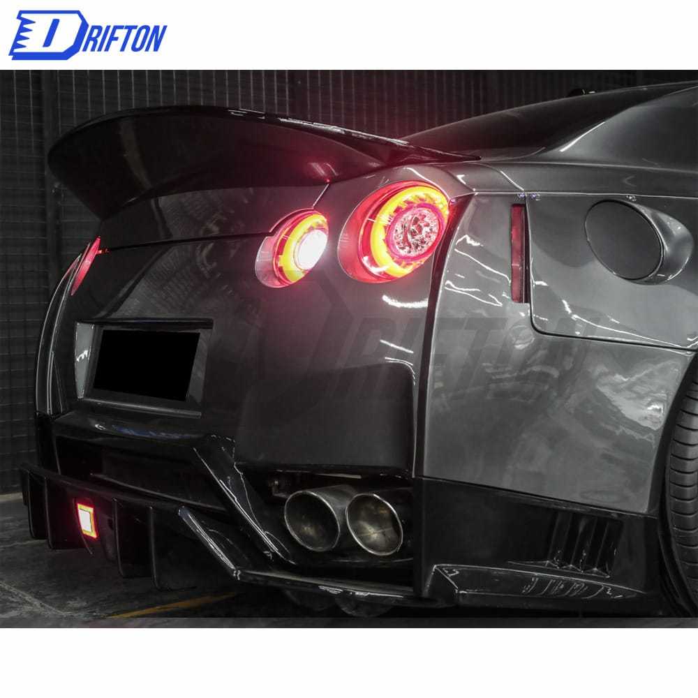 Aimgain Style Carbon Fiber Rear Spoiler For Nissan R35 GTR 2008-2019