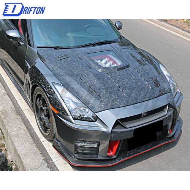 Vent Style Half Carbon Fiber Fender For Nissan R35 GTR 2008-2019
