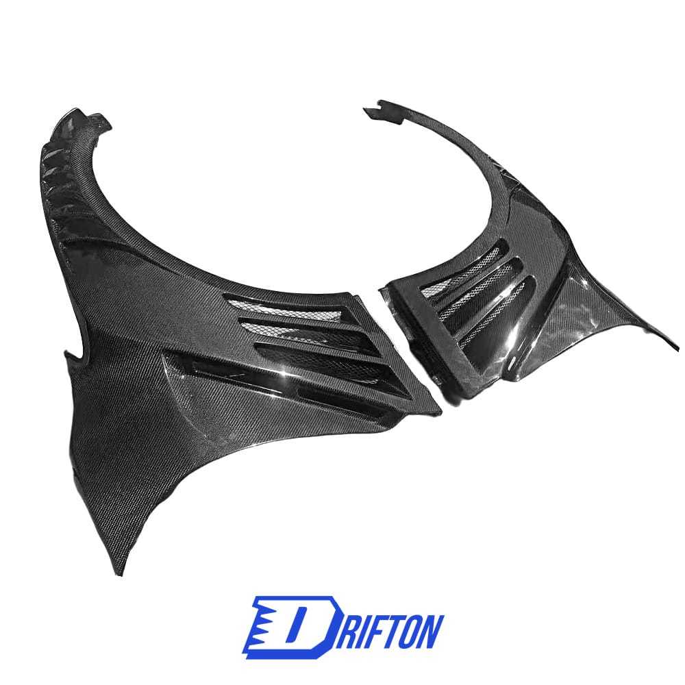 Vent Style Half Carbon Fiber Fender For Nissan R35 GTR 2008-2019