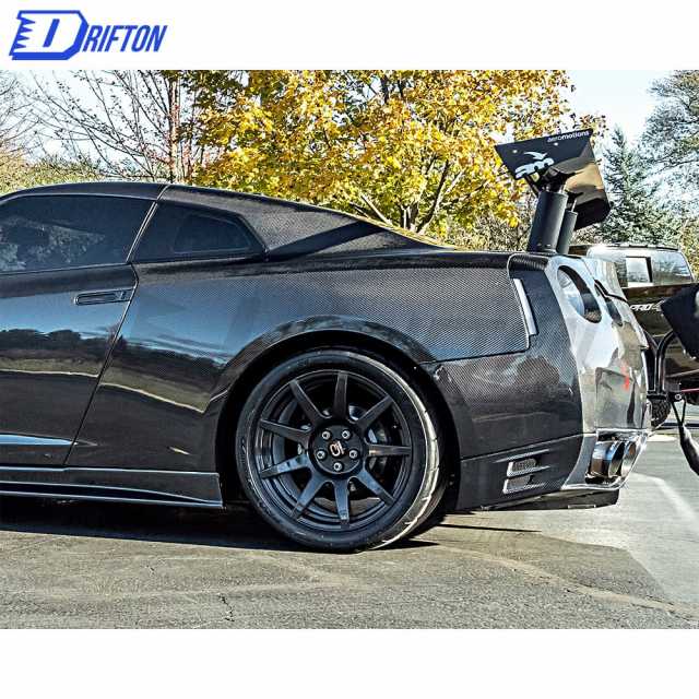 Dry Carbon Fiber Rear Fender For Nissan R35 GTR 2008-2019