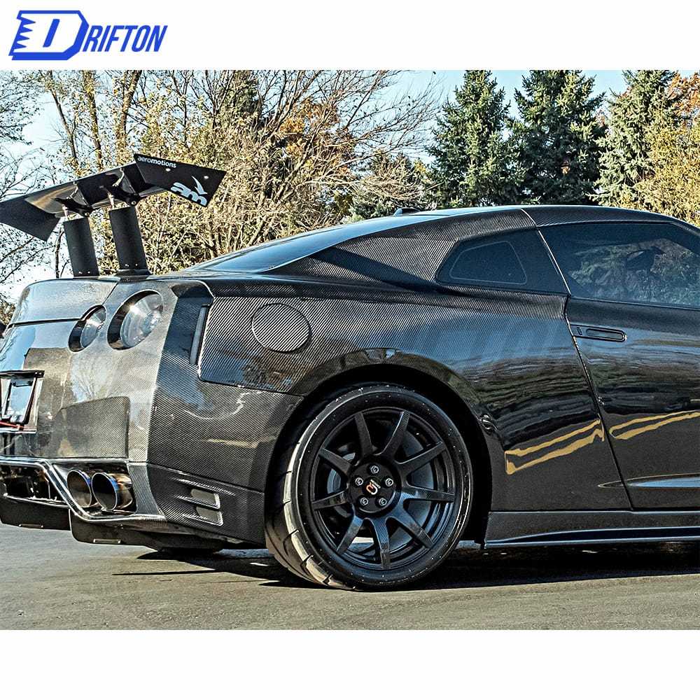 Dry Carbon Fiber Rear Fender For Nissan R35 GTR 2008-2019