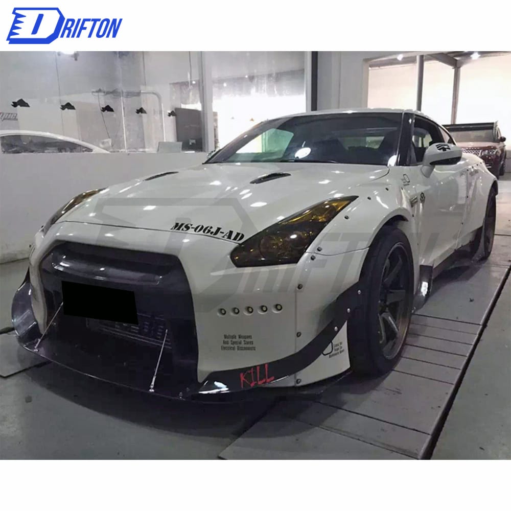 Rocket Bunni Carbon Fiber GT Rear Spoiler For Nissan R35 GTR 2008-2019