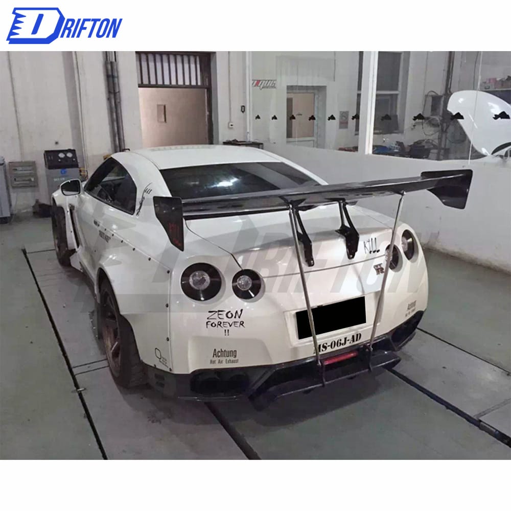 Rocket Bunni Carbon Fiber GT Rear Spoiler For Nissan R35 GTR 2008-2019