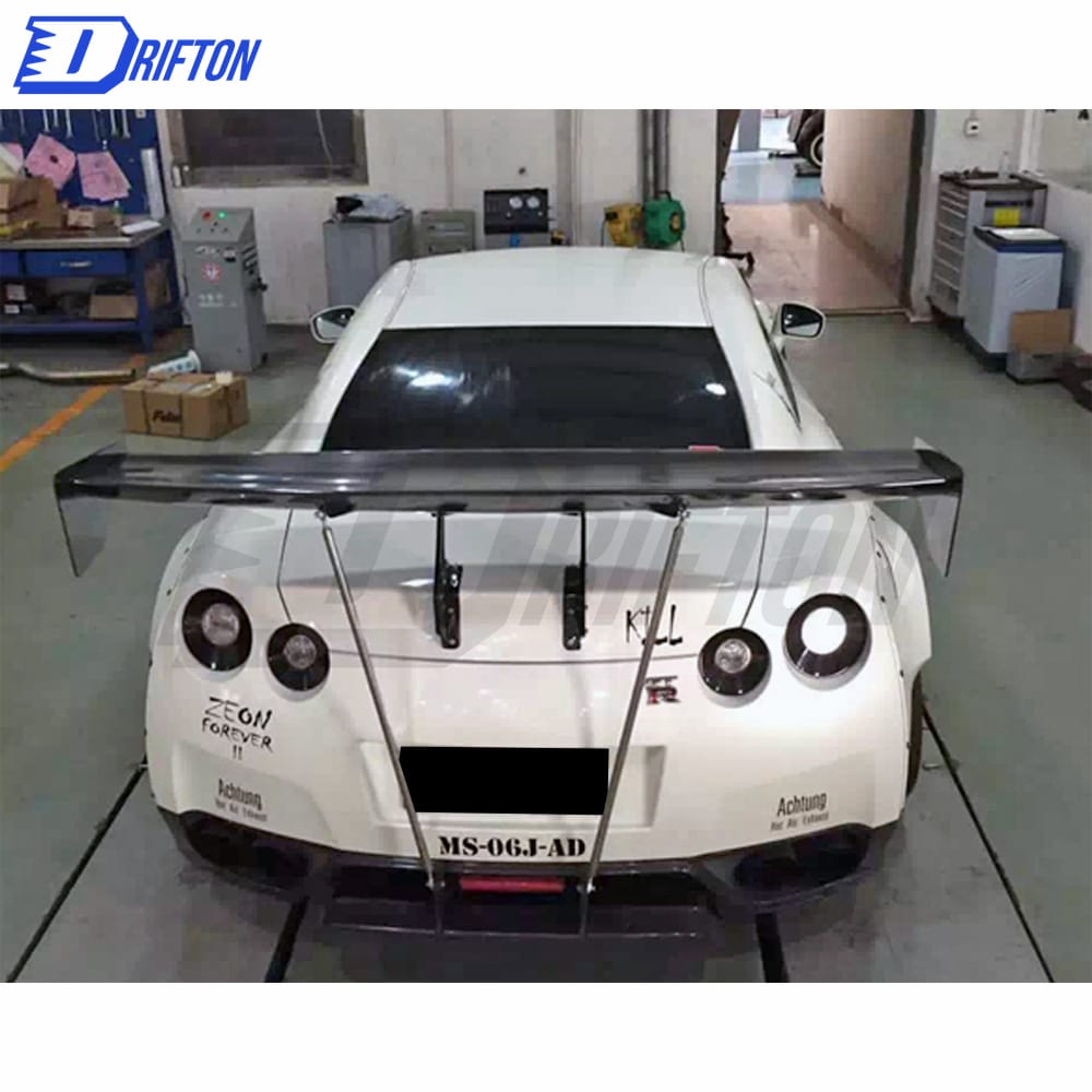 Rocket Bunni Carbon Fiber GT Rear Spoiler For Nissan R35 GTR 2008-2019