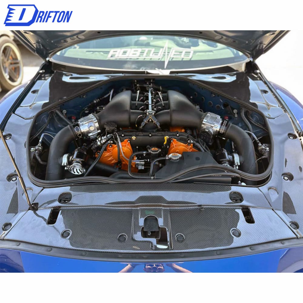 JDM Style Carbon Fiber Battery Cover For Nissan R35 GTR 2008-2019